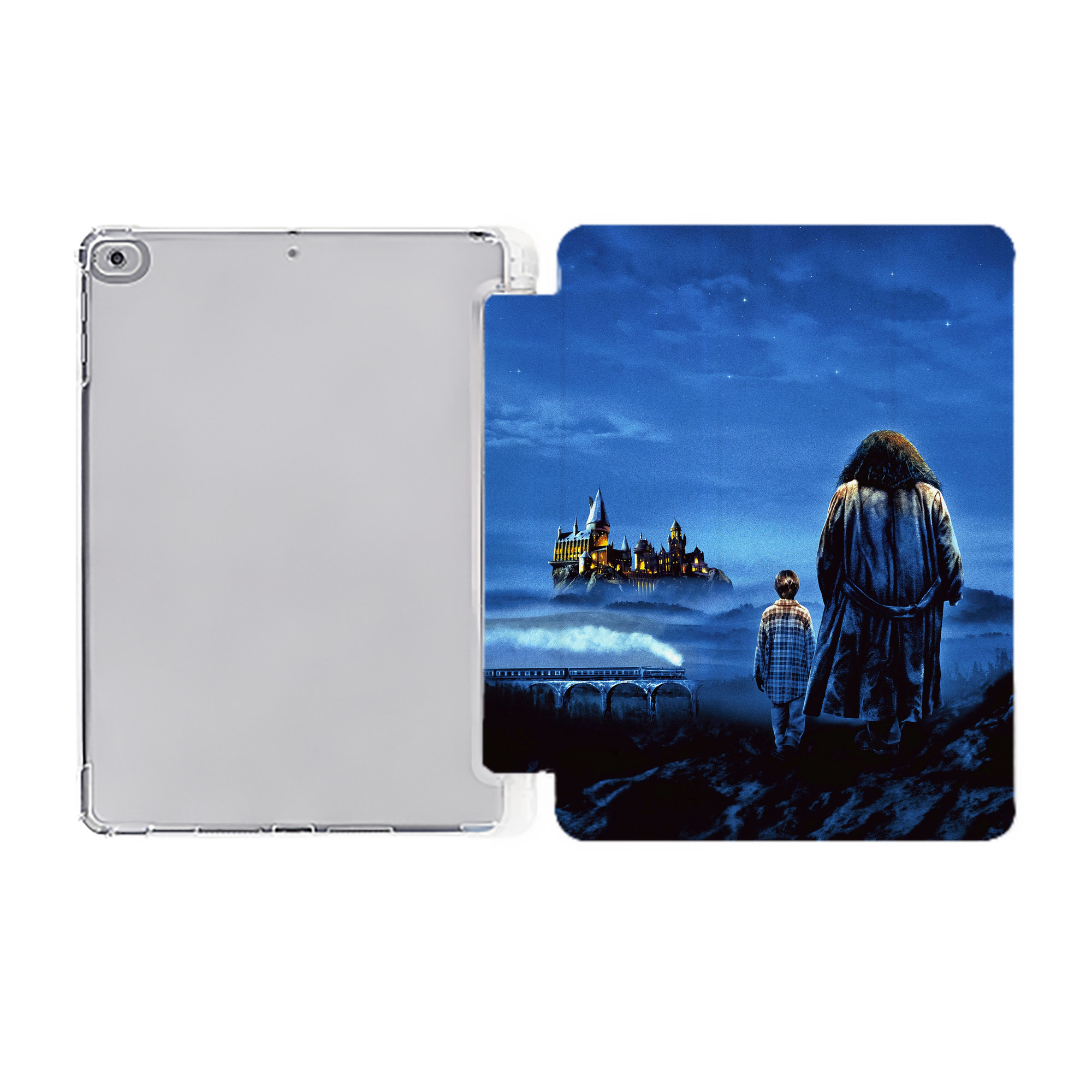 （画像用） Harry Potter ハリー・ポッターシリーズ IPad ケース ペン収納付き 三つ折りスタンド PUレザー×シリコン 対応機種9.5/10.5/10.9インチ